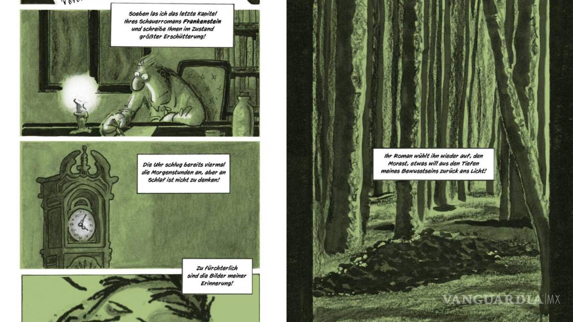 $!Ralf König, considerado el autor de cómics gay más famoso de Europa, recientemente publicó el libro “Frankenstein”, en el que homenajea a Mary Shelley.