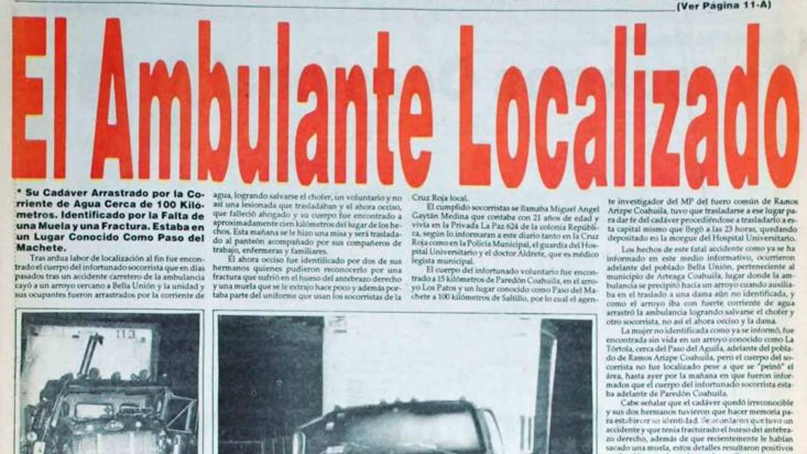 $!El cuerpo del joven fue localizado varios días después.