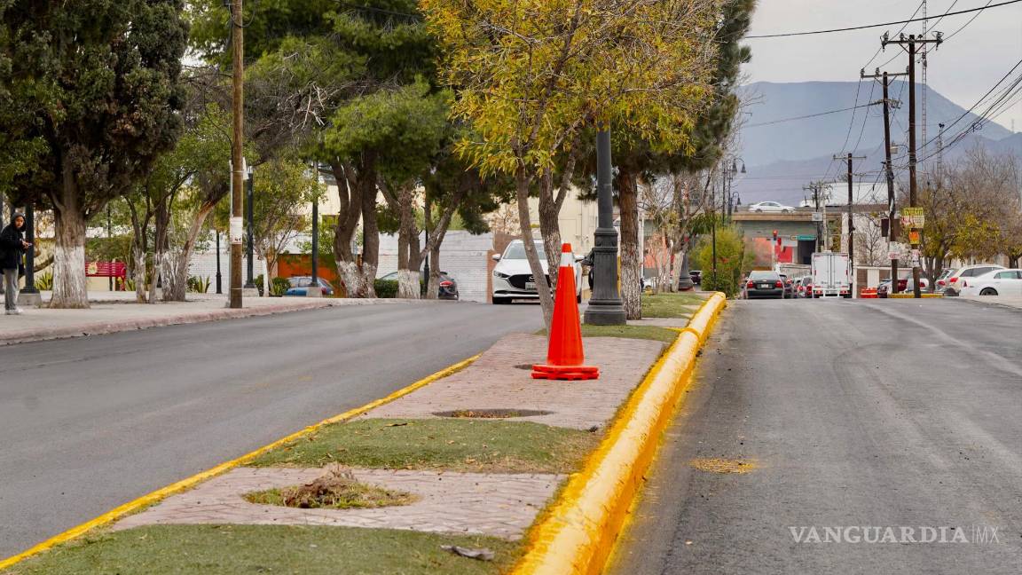 $!Totalmente renovado luce el bulevar Manuel Acuña.
