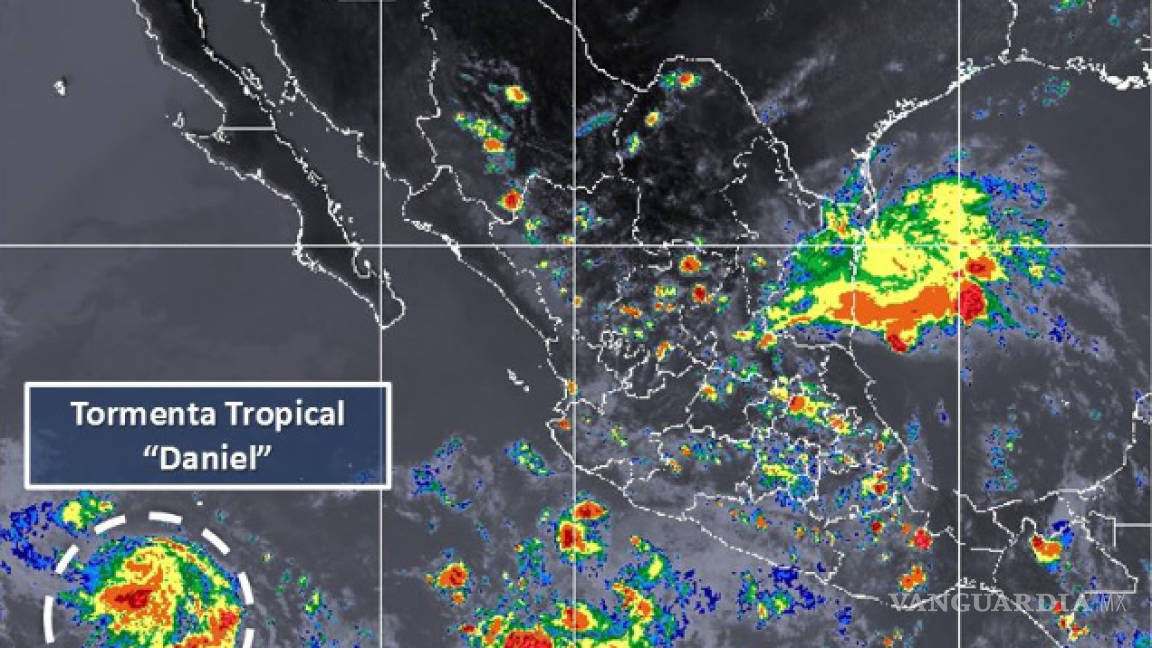 Se forma tormenta tropical Daniel en el Pacífico