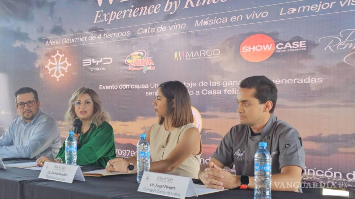 Invitan en Torreón al Wine &amp; Stars Experience by Rincón de La Noa, para potenciar gastronomía