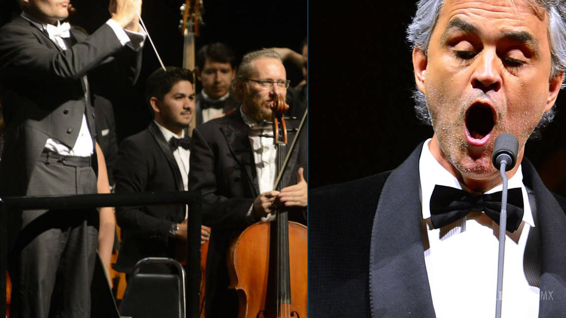 Andrea Bocelli cantará con la Orquesta Filarmónica del Desierto de Coahuila
