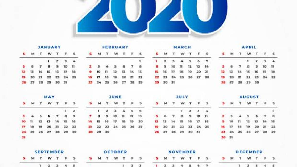 Los días festivos y 'puentes' para 2020