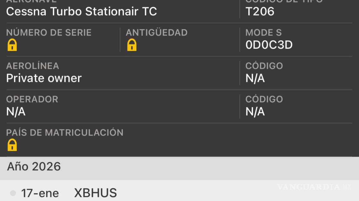 $!Las causas del desplome serán determinadas por las autoridades aeronáuticas mediante la investigación correspondiente.