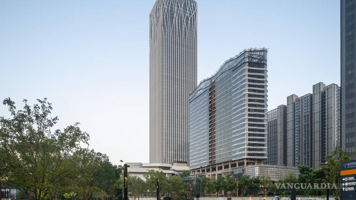 $!Qiantan Center. EFE/Rex Zou