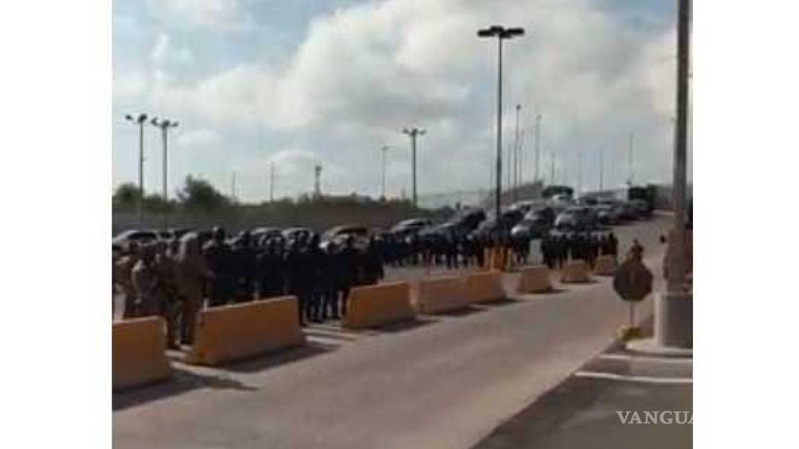 Video muestra a tropas estadounidenses 'resguardando' la frontera con México