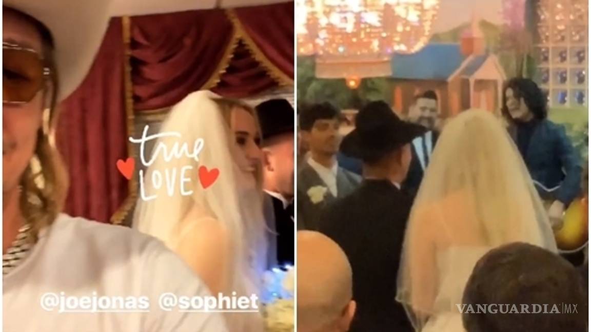 $!'Sansa Stark' y Joe Jonas ¡se casan en Las Vegas!