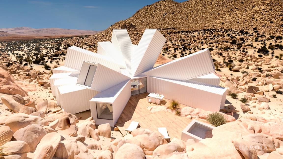 Joshua Tree Residence, el lujo de vivir ¡en unos contenedores!