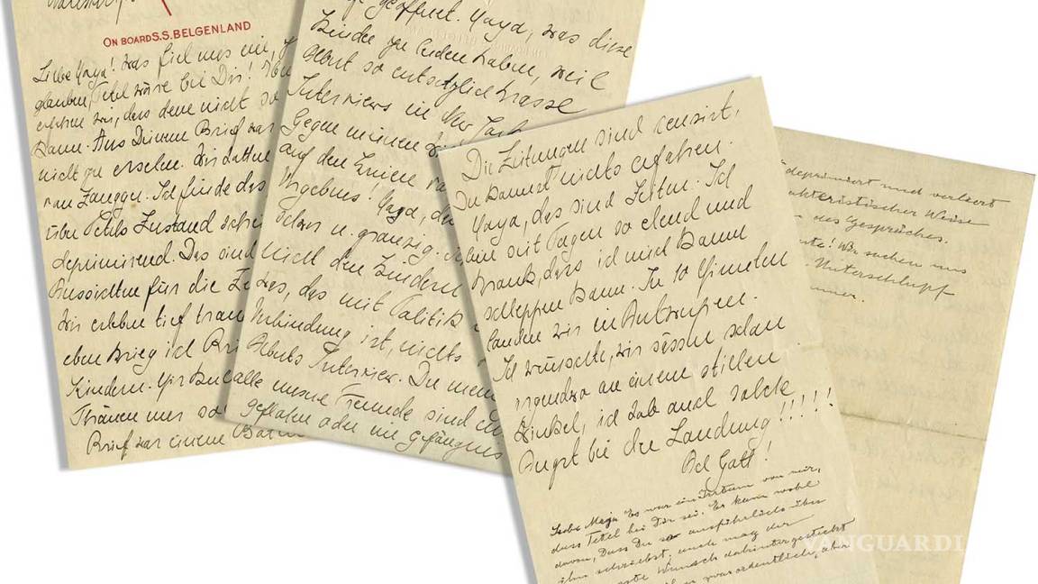 Carta de Einstein y su mujer en pleno asedio nazi alcanza los 30,250 dólares