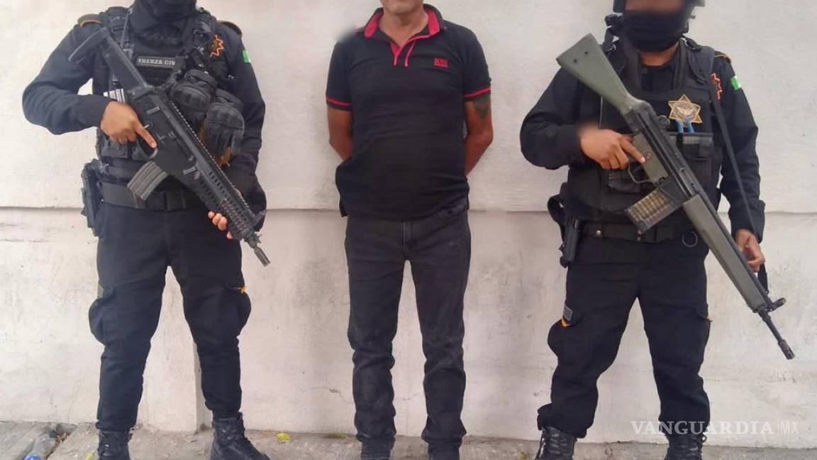 Detiene Fuerza Civil de Nuevo León a presunto cabecilla criminal