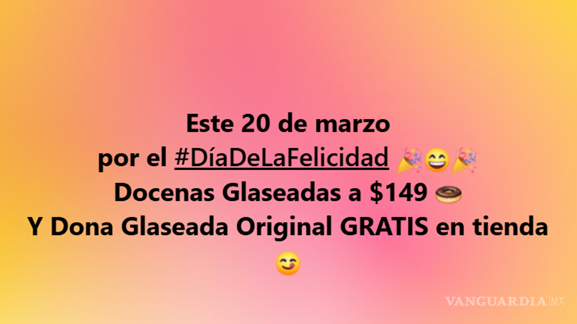 $!Donas y nieve gratis... estas son las promociones que ofrecen Dairy Queen, McDonald's y Krispy Kreme por el Día de la Felicidad