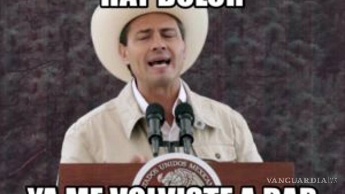 $!¿Adiós, vaquero? Avalancha de memes de Peña Nieto con sombrero
