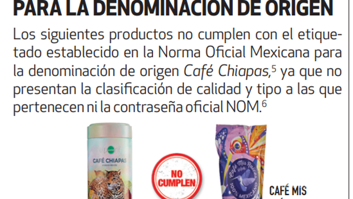 $!Profeco detecta irregularidades en etiquetado y presentación en 10 marcas de café tostado y molido en México