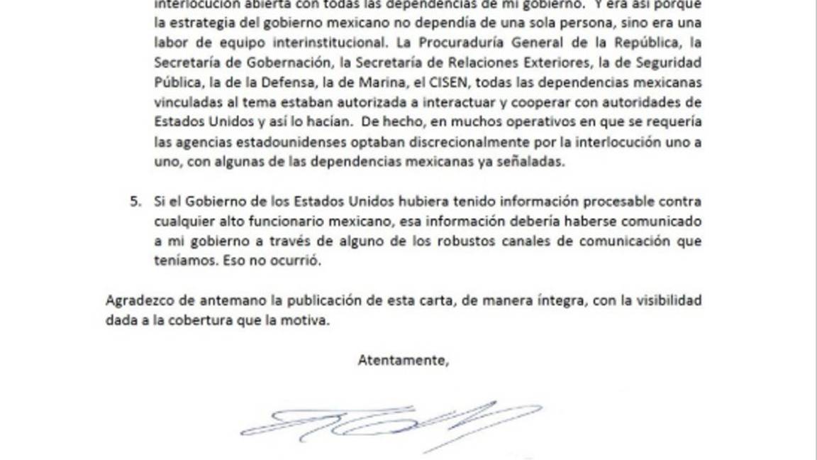 $!Niega Calderón que su gobierno conociera nexos de García Luna con narcotráfico