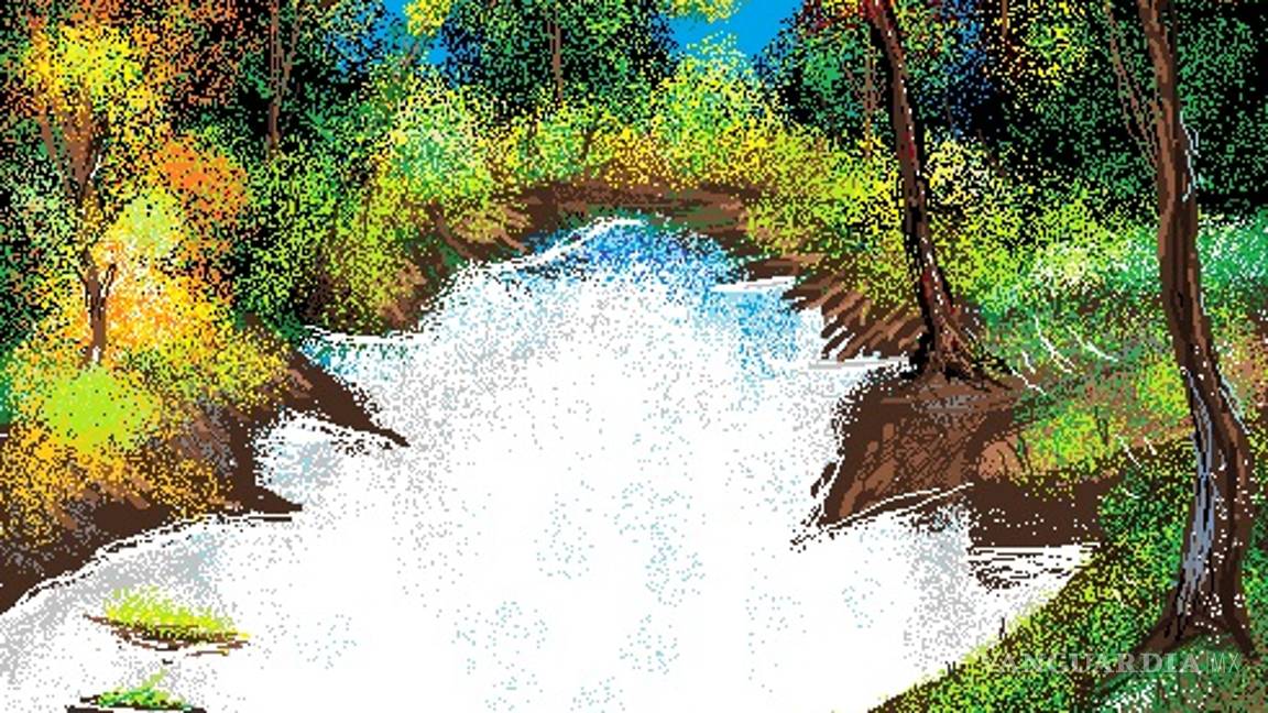 $!Bob Ross ayuda a pintar hasta en Paint