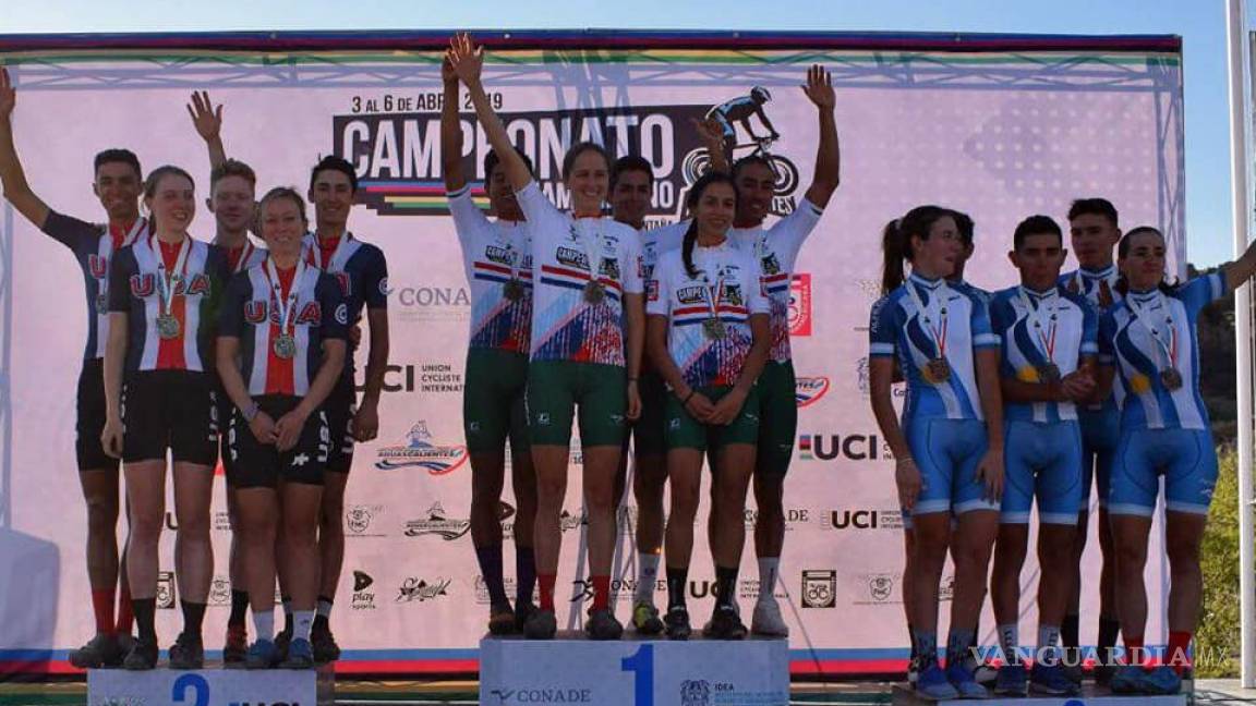México consigue el oro panamericano en equipos de ciclismo de montaña