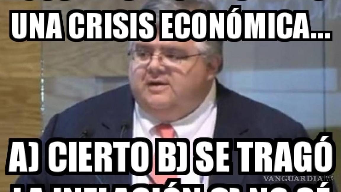 Carstens deja inflación histórica de 6.6% y muchos memes