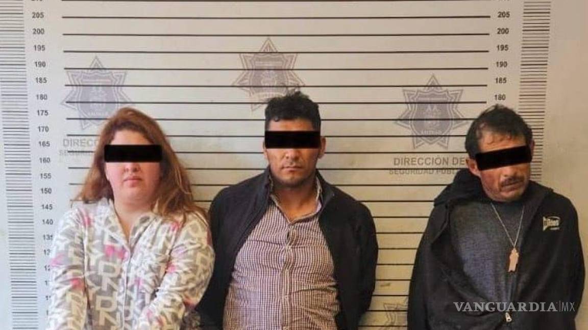 Detienen a tres implicados en robo a casa en Ciudad Las Torres, en Saltillo