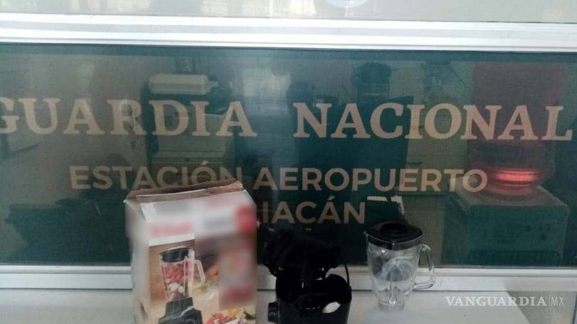 Guardia Nacional asegura mil pastillas de fentanilo en aeropuerto de Culiacán
