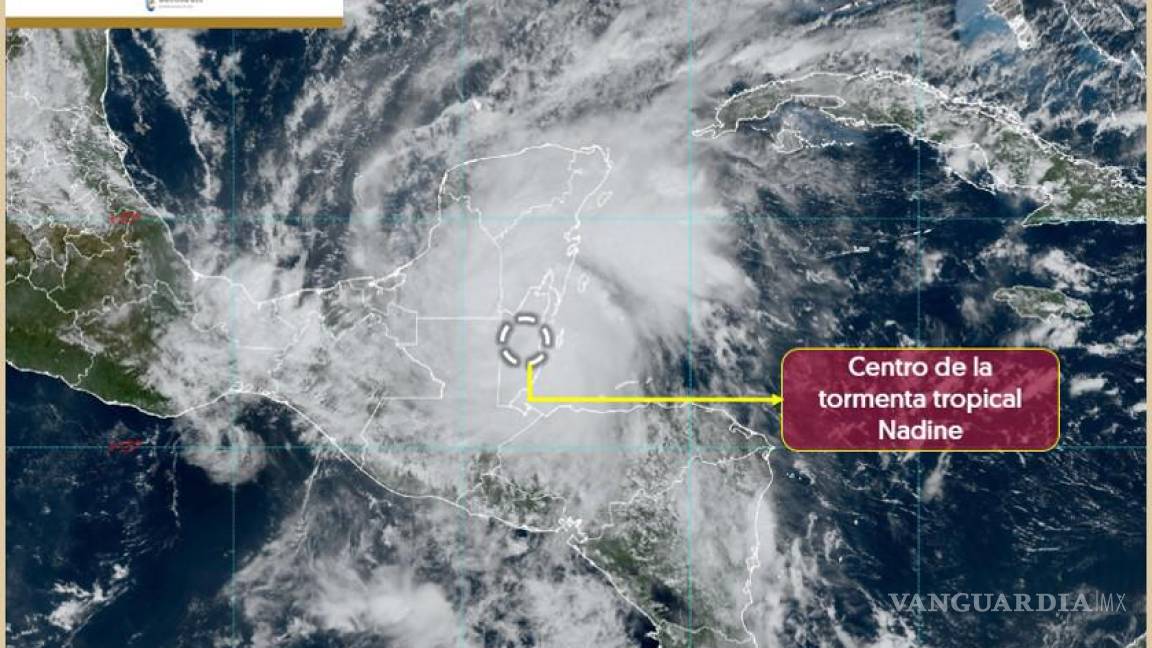 Tormenta tropical ‘Nadine’ tocará tierra hoy: conoce su trayectoria en el Océano Atlántico