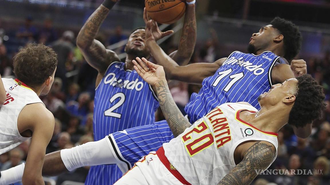 $!La 'magia' de Orlando le 'corta el vuelo' a los Hawks