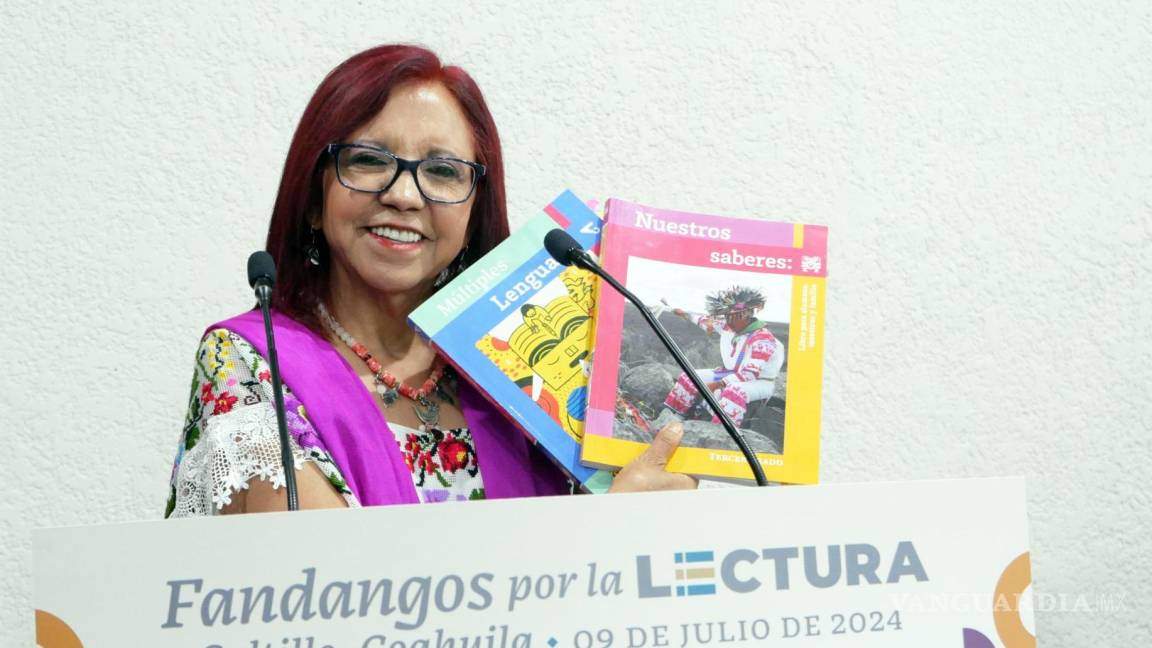 Promueve lectura desde el IMSS Saltillo, la titular de la Secretaría de Educación Federal, Leticia Ramírez