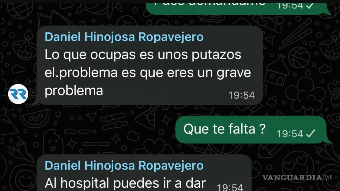 $!Karina, cómo ves a éste ropavejero que promueve tu video? Lo denunciamos al 911 o al 072? No, mejor directamente en la Fiscalía, por amenazas directas.