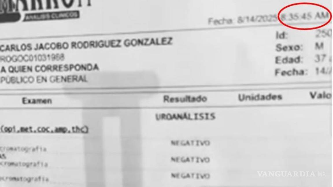 $!Documento con resultados negativos fue emitido mientras el edil aún estaba en su conferencia matutina.