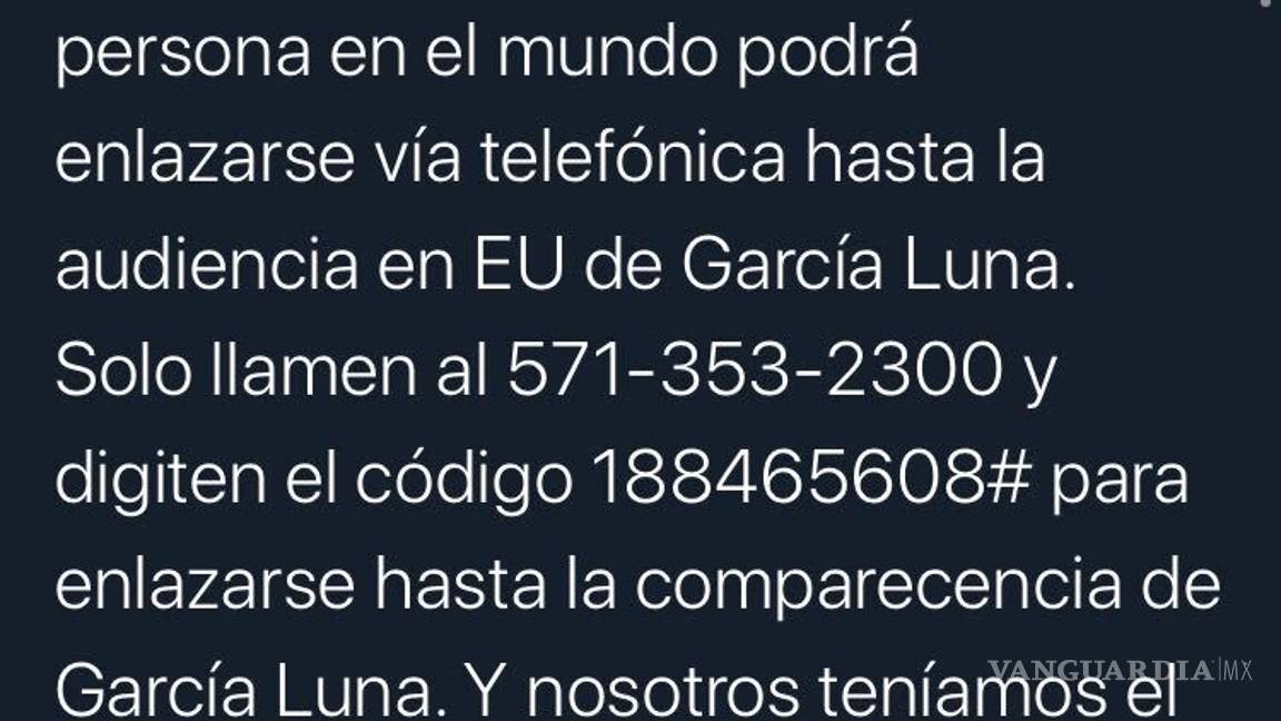 $!“Chingu*n a su madre, bola de periodistas mexicanos”, así fue la suspensión de la audiencia García Luna