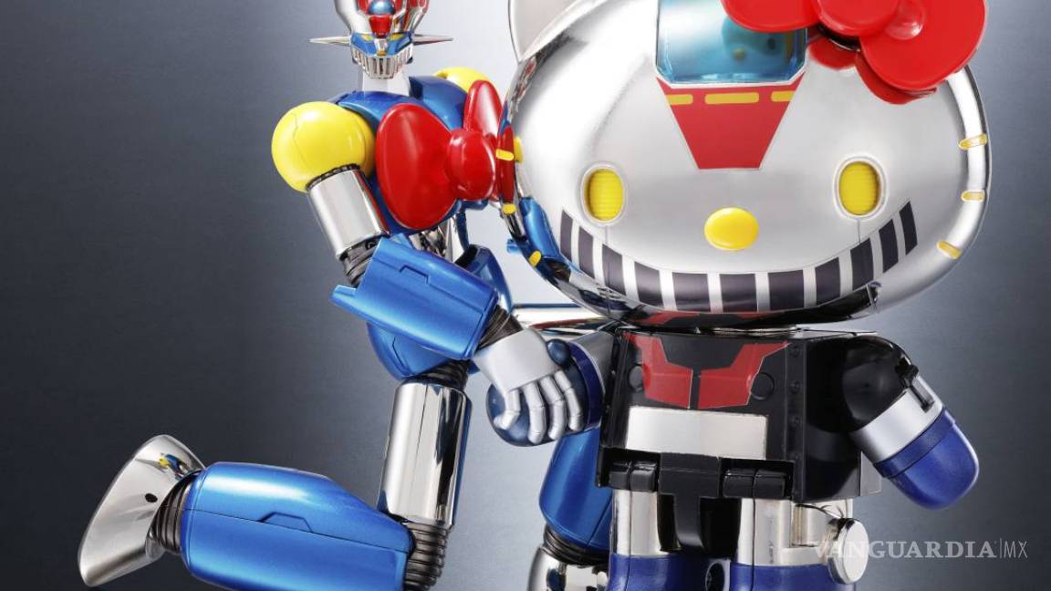 Se unen Hello Kitty y Mazinger Z para reforzar la industria juguetera nipona