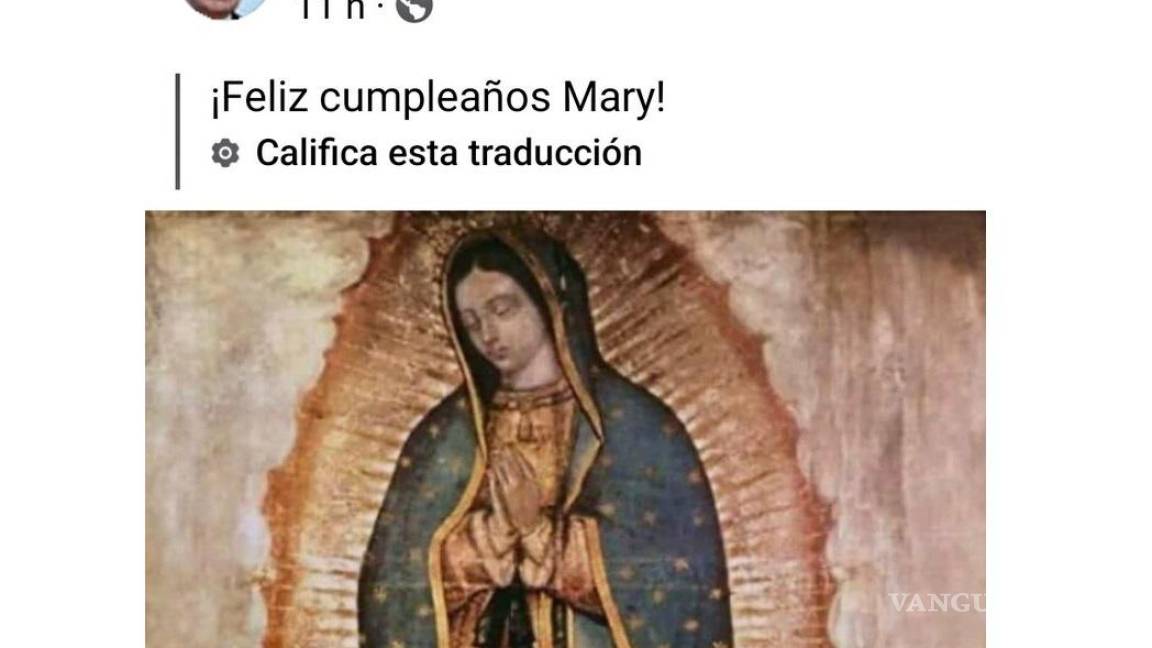 ¿Y esta rosa?, Trump publicó una imagen de la Virgen de Guadalupe en su Instagram