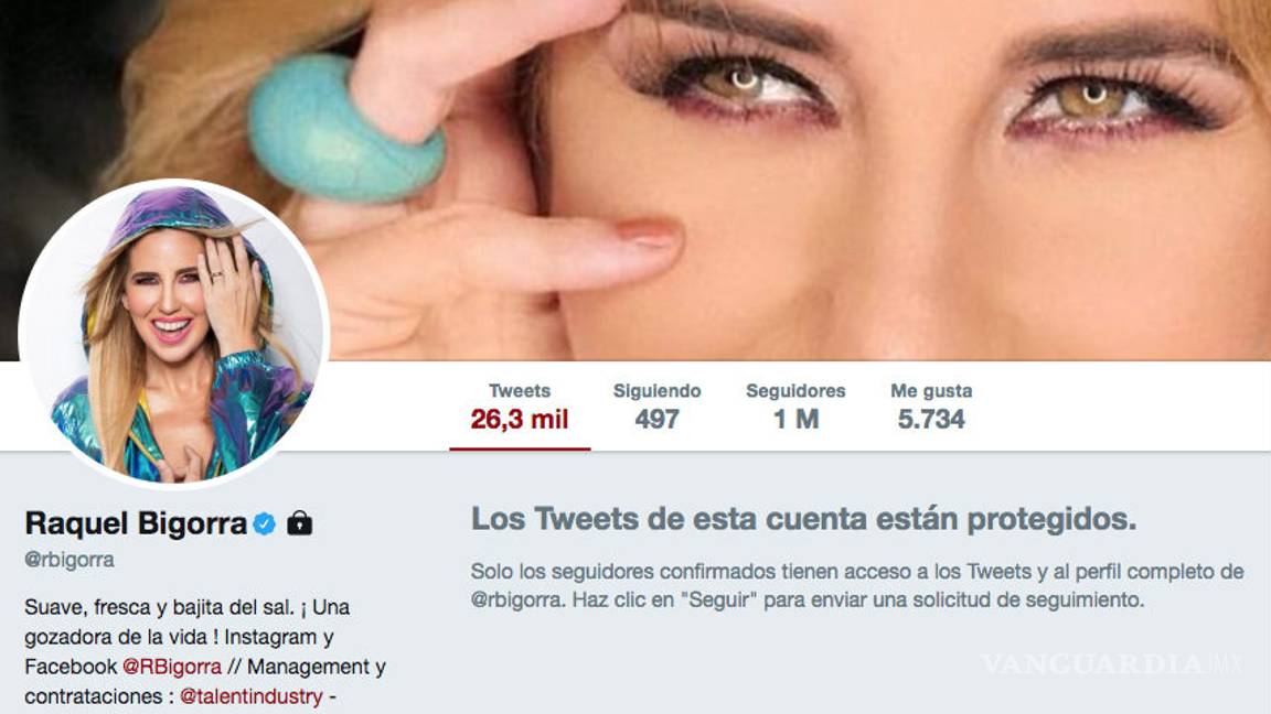 $!Raquel Bigorra restringe su twitter tras acusaciones de Bisogno