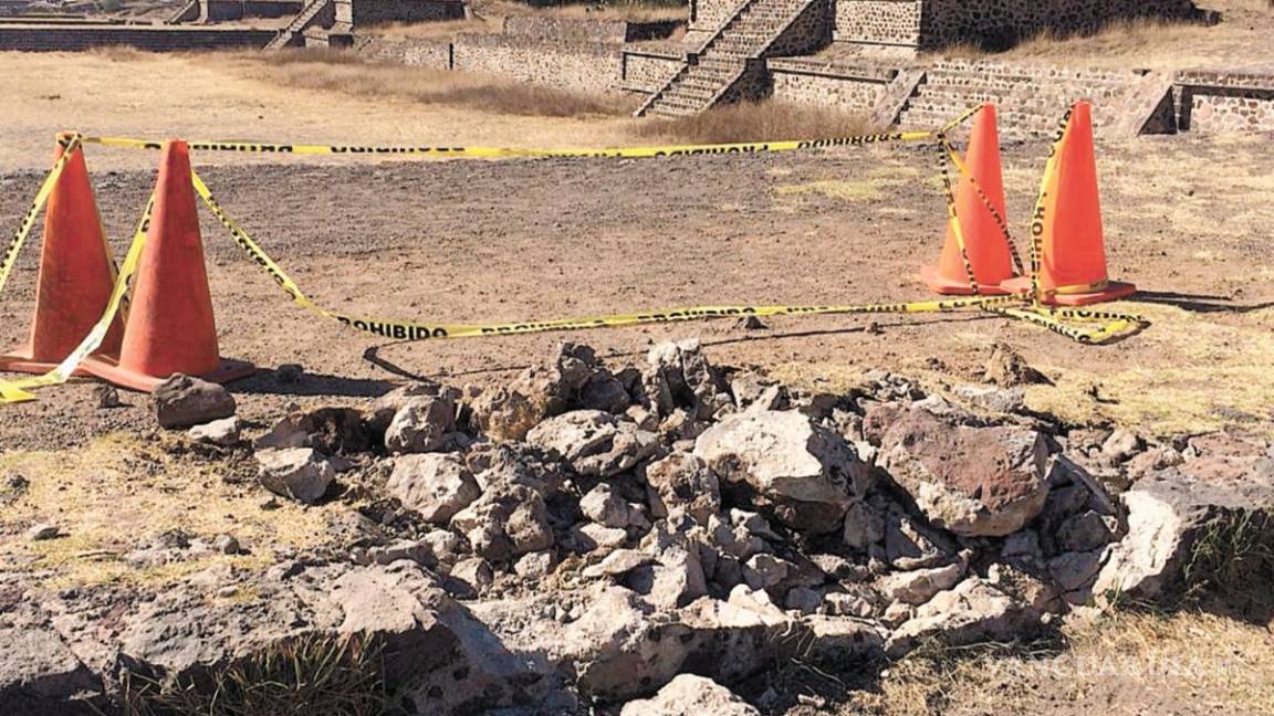 INAH en Teotihuacan Interpondrá denuncia por daños