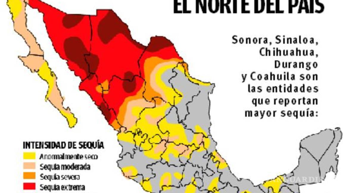 $!Coahuila, entre los estados que presentan peor sequía y riesgo más alto de incendios forestales