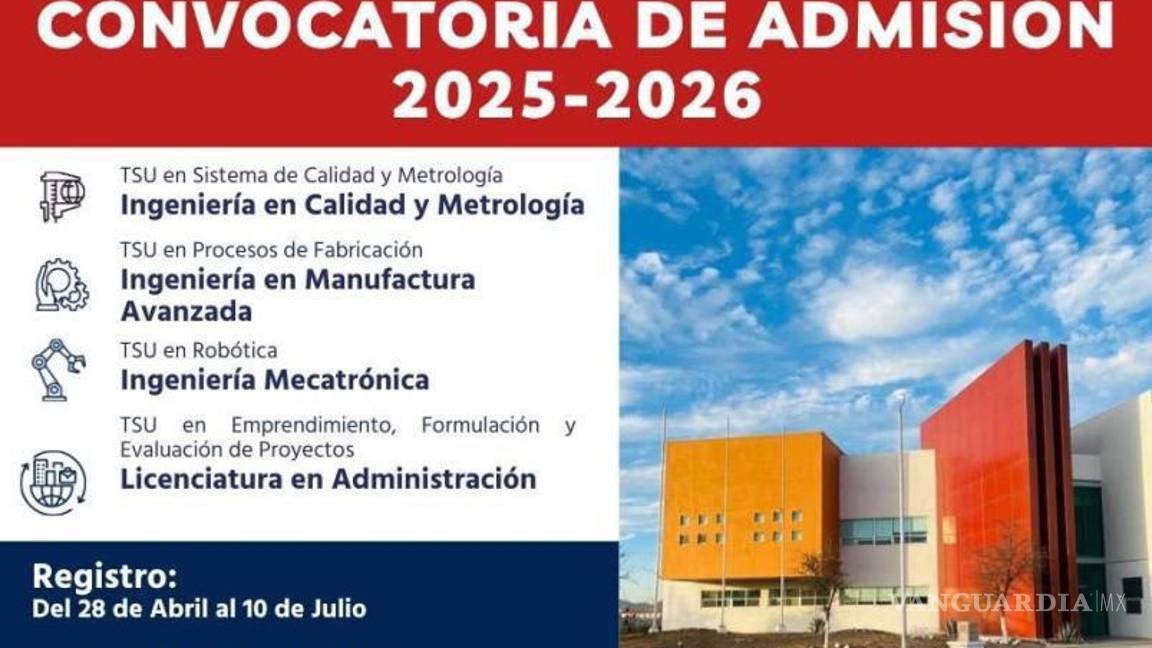 $!La Universidad Politécnica de Ramos Arizpe anunció que el examen de admisión para nuevo ingreso podrá realizarse en línea o de forma presencial, con el fin de facilitar el acceso a la educación superior.