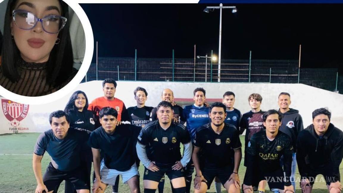 Mujer crea equipo de futbol con sus ex novios y debutan con trofeo en Durango