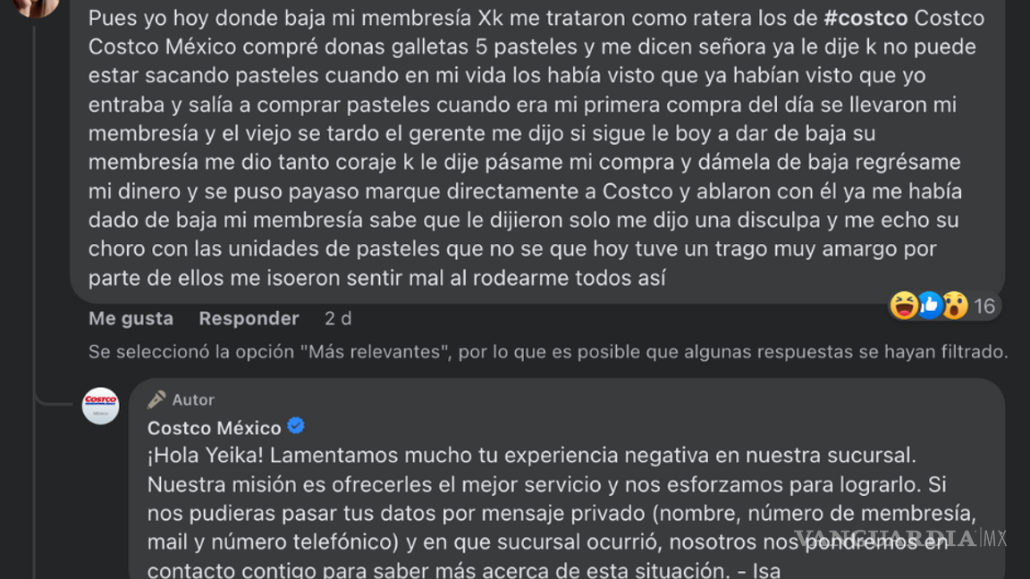 $!Las redes sociales de la tienda han recibido quejas de usuarios