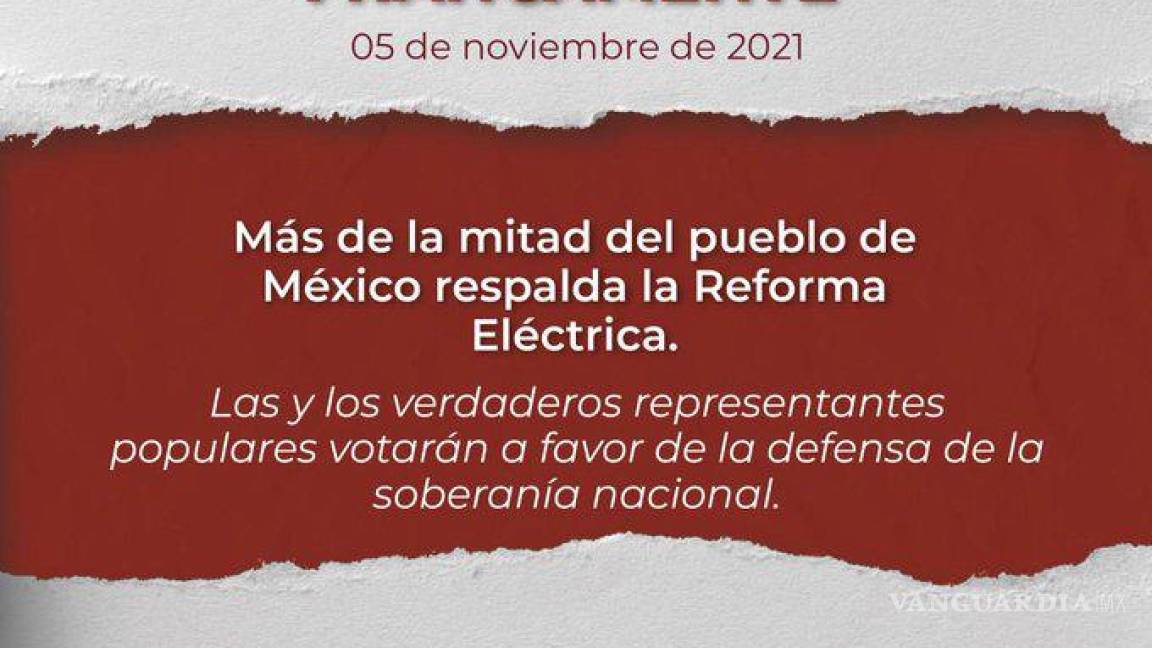 Morena pide a su militancia defender la reforma eléctrica y combatir intereses corporativos