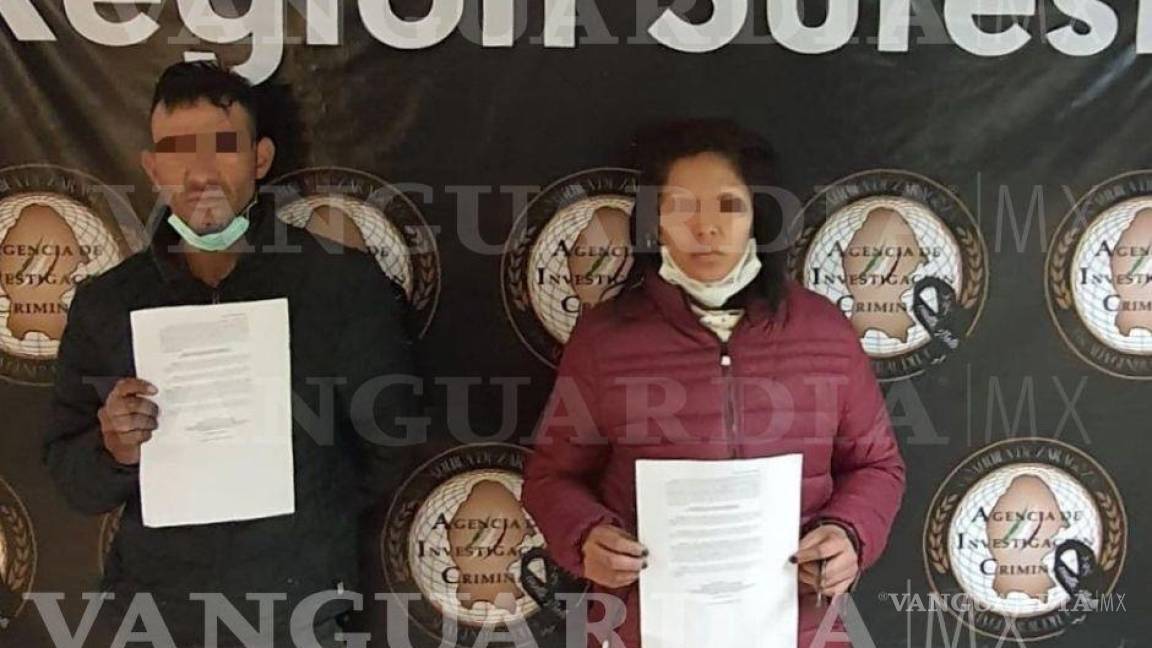FGE detiene a presuntos asesinos de mujer prestamista de Saltillo; son ingresados a Cereso