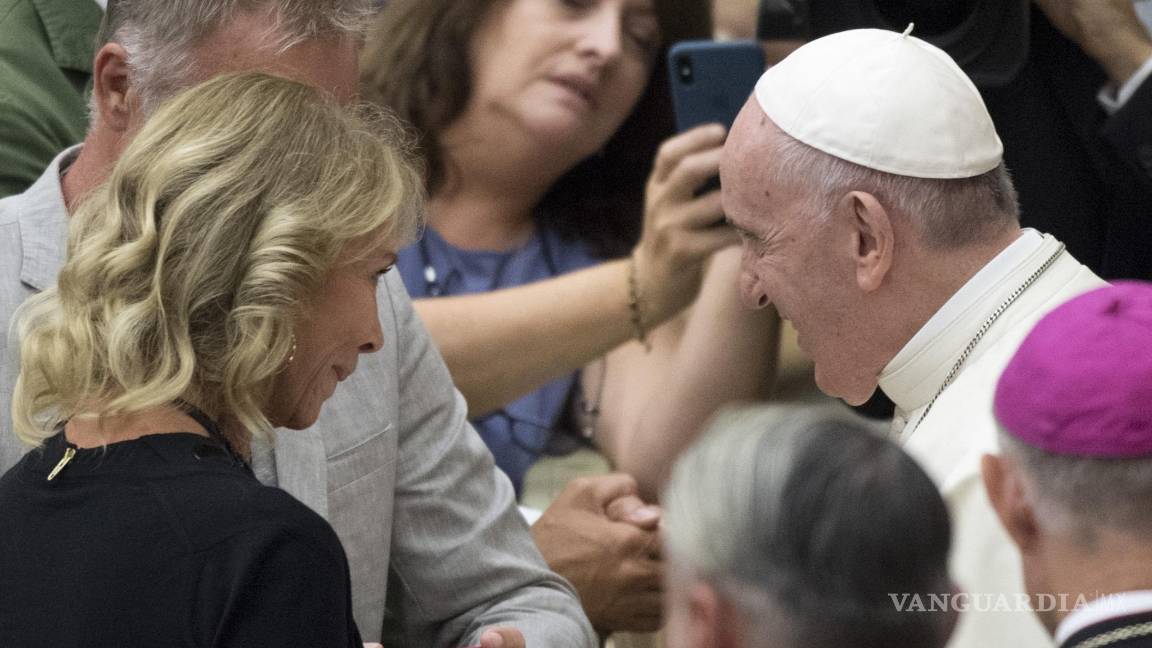$!Recibe el papa Francisco a Sting y a su mujer Trudie Styler en el Vaticano