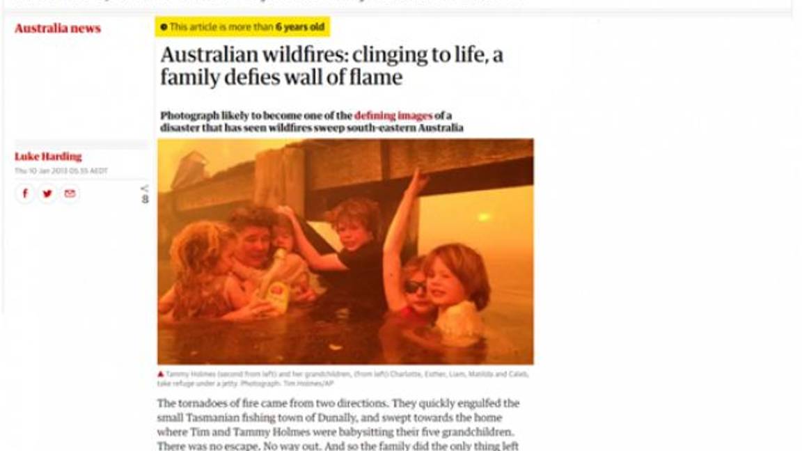 $!Estas son las fotografías falsas sobre los incendios en Australia