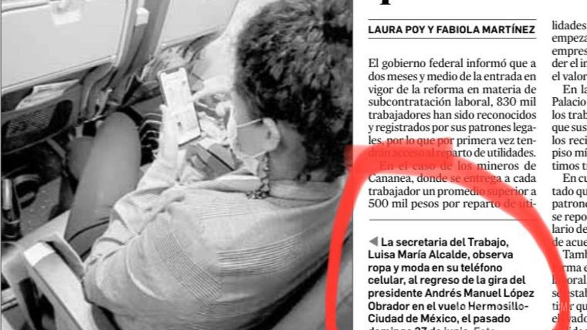 $!Denuncia Luisa Alcalde 'acoso' de los medios por publicar esta fotografía sin su consentimiento