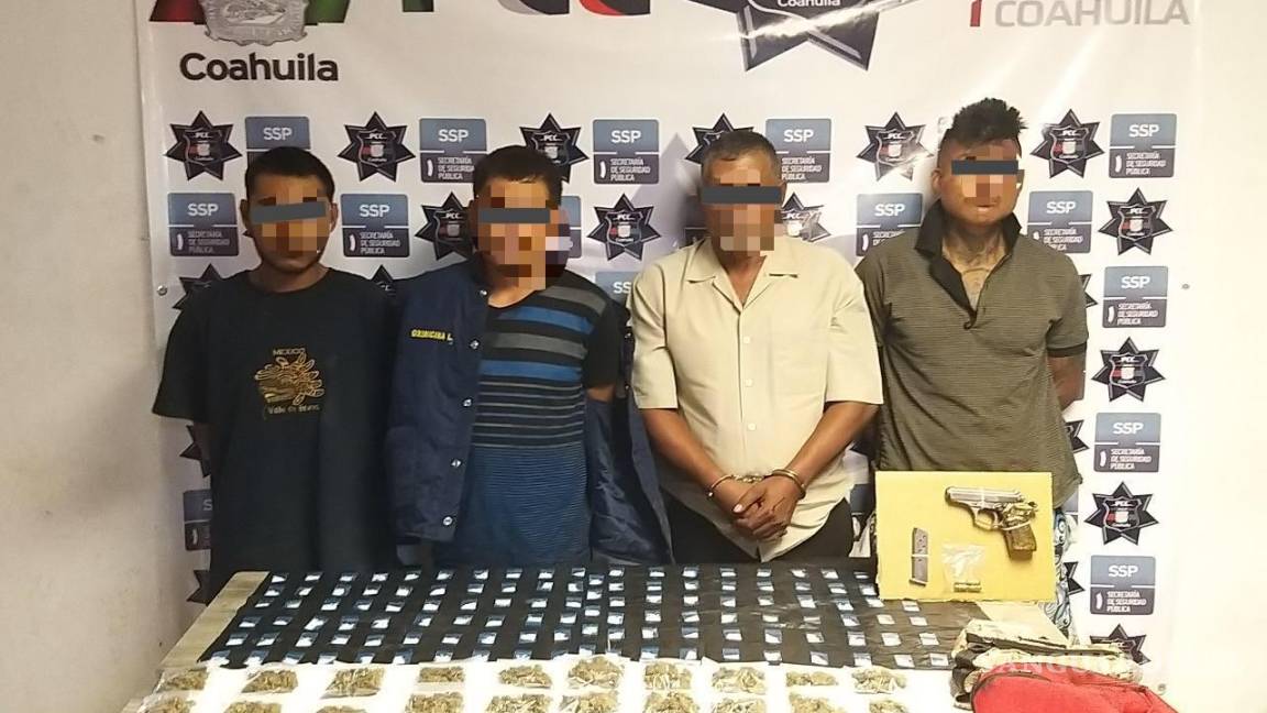 Detienen con droga a sujetos que dispararon a policías en Matamoros