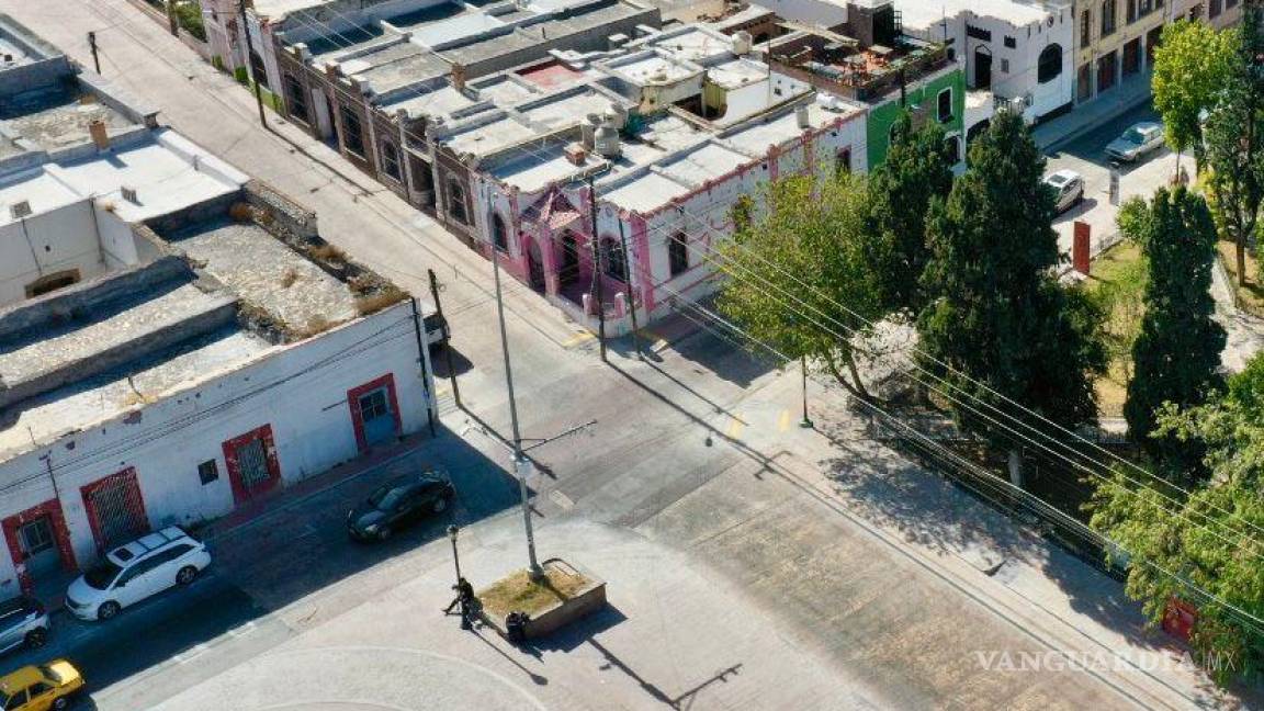 Avanzan los trabajos de rehabilitación de la calle General Cepeda de Saltillo