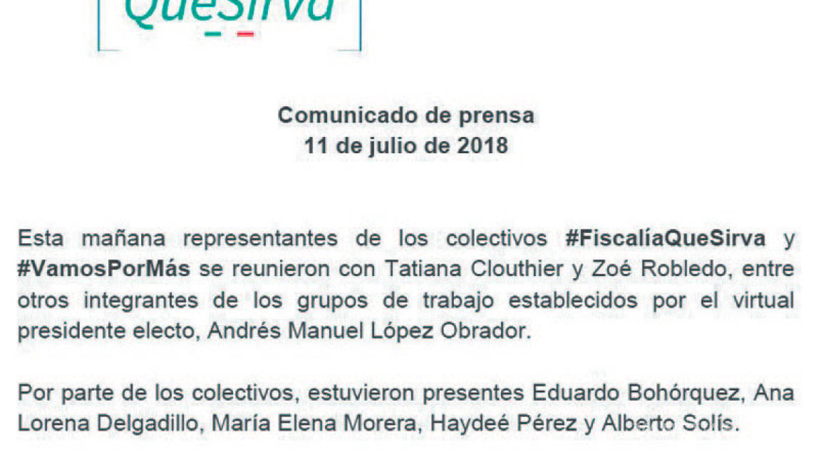 A debate, la nueva fiscalía