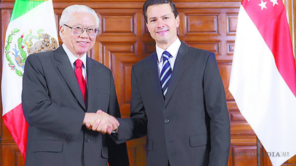 Peña Nieto impulsa el diálogo político y económico con Singapur
