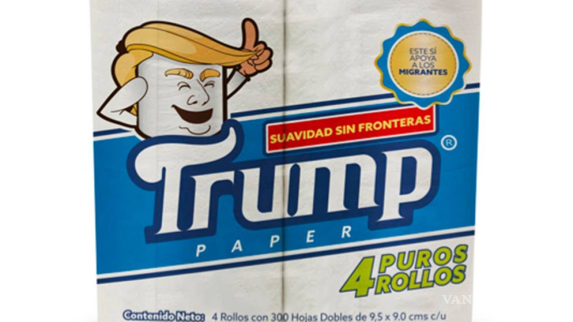 Papel higiénico marca &quot;Trump&quot; saldrá a la venta en México
