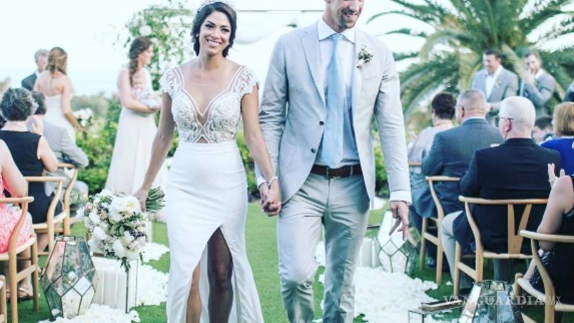 Michael Phelps celebró boda en playa de México
