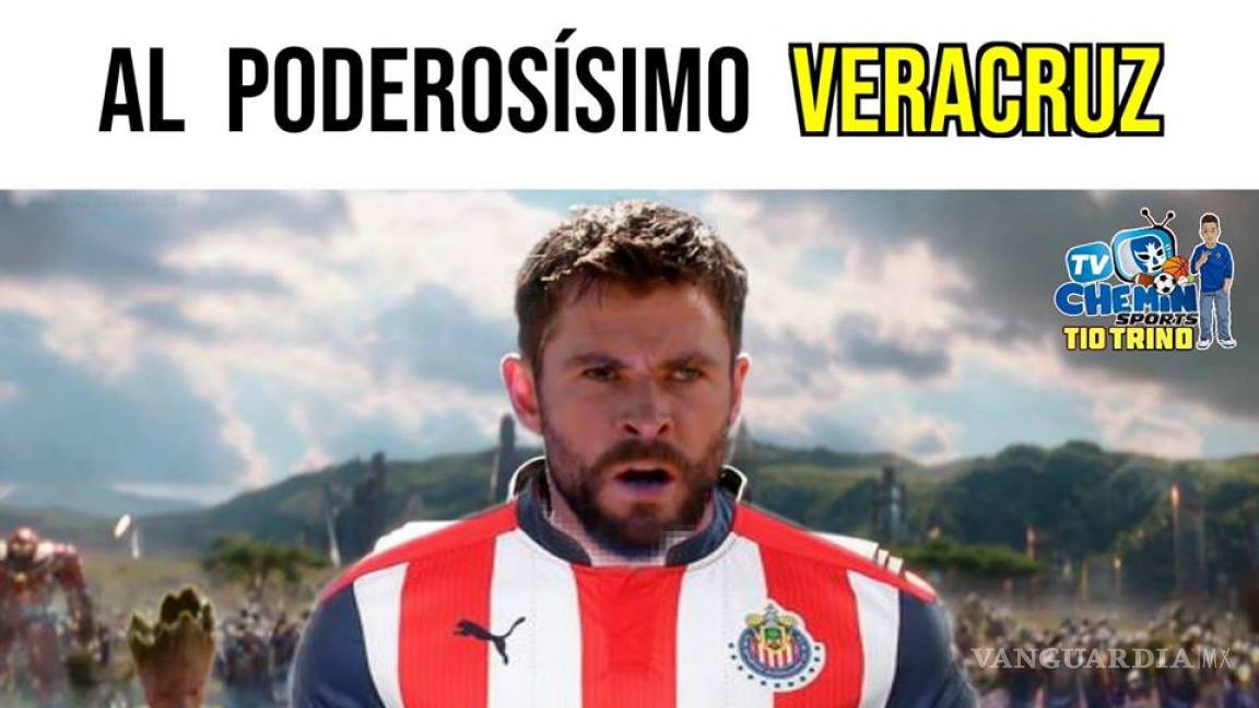 Los memes de la victoria de Chivas ante Veracruz