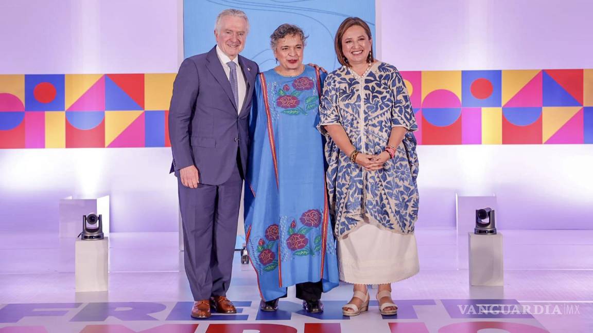 $!Santiago Creel, Beatriz Paredes y Xóchil Gálvez en los foros ciudadanos del FAM en Monterrey.